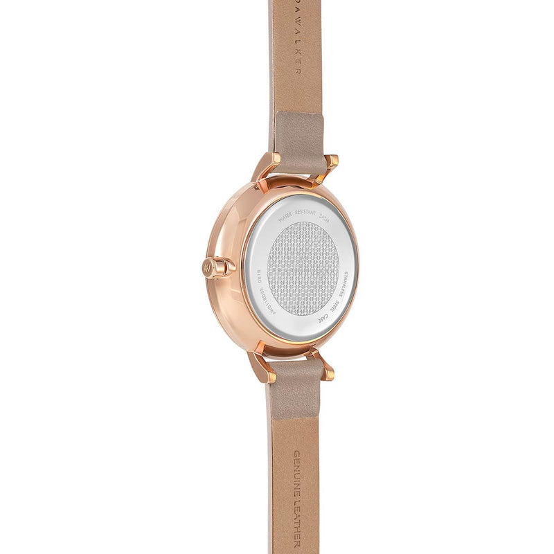 Kate - Rose Gold & Pale Pink Leather Watch