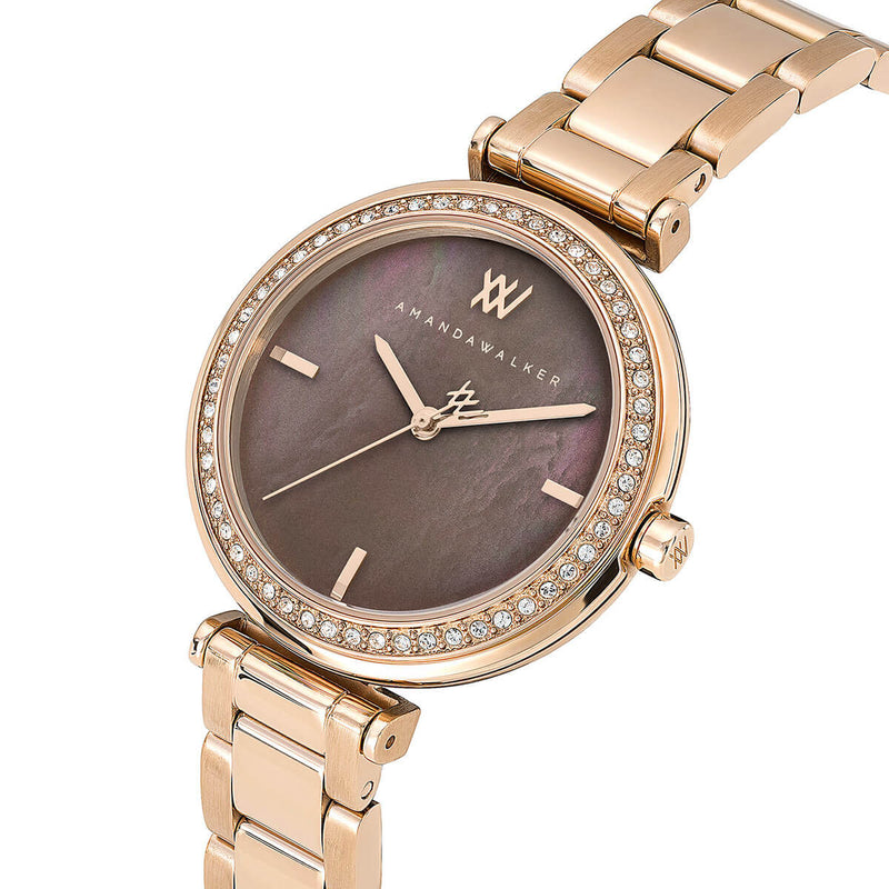 Grace - Rose Gold & Mother of Pearl Watch