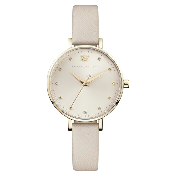 Florence -  Gold & Pale Pink Watch