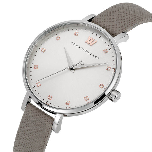 Florence - Silver & Grey Watch